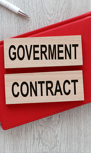 We finance government contractors